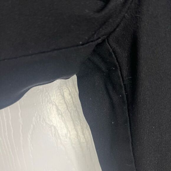 Tribal Black High-Rise Rayon Blend Pull-On Cuffed Cropped Trousers‎ Size 4 - Picture 4 of 12